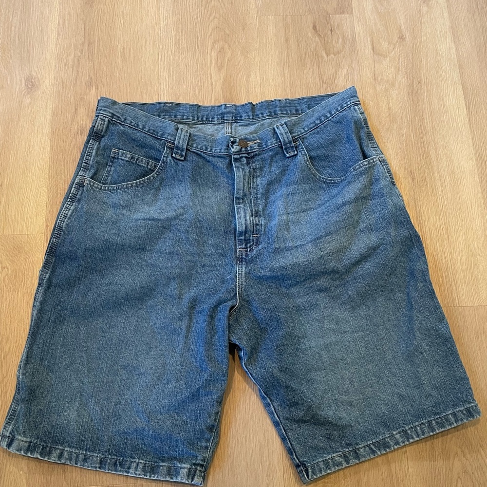 Wrangler Men's Dark Blue Jean Shorts
